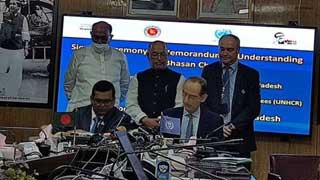 UNHCR signs MOU to engage in Bhasan Char for Rohingya services