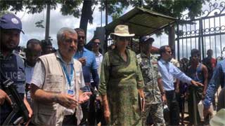 US Under Secretary Uzra Zeya, Donald Lu visit Rohingya camps in Cox’s Bazar