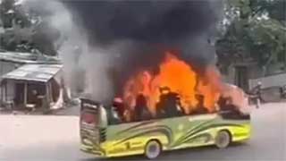 3 buses set on fire, several injured in Matuail