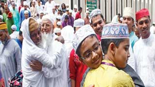 Eid being celebrated in 6 Bangladesh dists on Monday