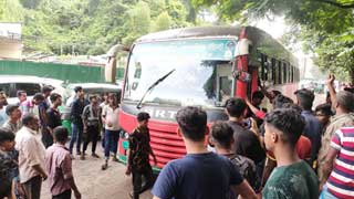 Commuters suffer as transport workers block buses in Chattogram