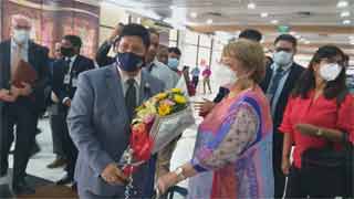 UN rights chief Michelle Bachelet arrives in Dhaka