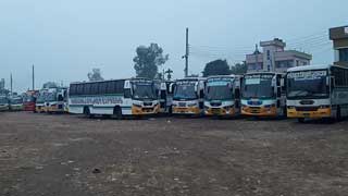 Transport workers on indefinite strike in Habiganj