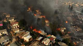 Chile wildfires kill at least 46 in 'unprecedented catastrophe'