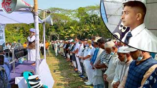 Hadisur laid to rest at family graveyard in Barguna