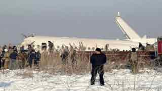 12 killed, dozens hurt after jetliner crashes in Kazakhstan
