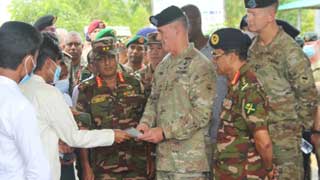 Army chiefs of 24 countries visit Rohingya camp in Cox’s Bazar