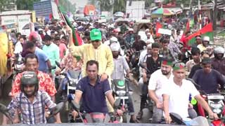 Thousands join BNP’s road march in Barishal
