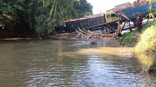 Road links snapped as bailey bridge collapses in Khagrachhari