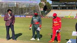 Bangladesh to bat first in first ODI against Zimbabwe