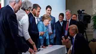 G7 summit ends in disarray