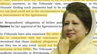 Khaleda Zia exonerated by international arbitration tribunal