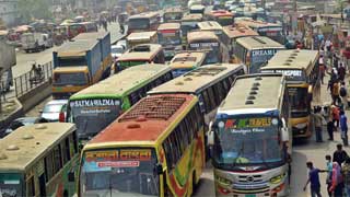 Long route buses from Dhaka suspended