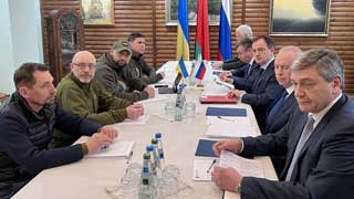 Third round of Ukraine-Russia talks starts