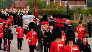 Queen Elizabeth II’s coffin lowered into Royal Vault