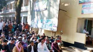 Netrokona BNP candidate in sit-in protest over attack