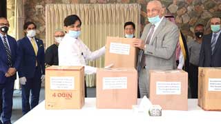 Envoys of Muslim countries donate basic food items for poor