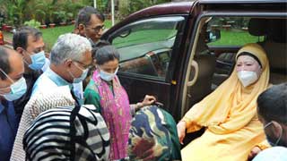 Khaleda Zia returns home after health check-up at Evercare Hospital