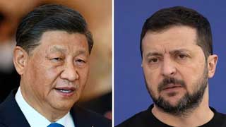 Xi holds call with Zelensky   