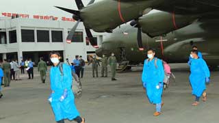 BAF aircraft brings back 70 Bangladeshis from Maldives
