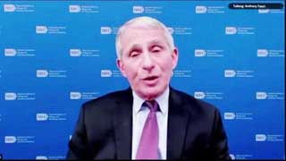 Low level test positivity a hope for returning normalcy, Dr. Fauci tells JustNewsBD