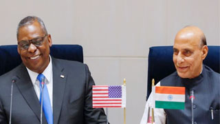 US Defence Secretary Lloyd Austin discusses 'human rights' in India