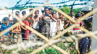 Halt plans to fence-in Rohingya refugees