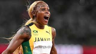 Thompson-Herah storms to victory in women's 100m sprint