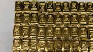 50 gold bars seized at Dhaka airport