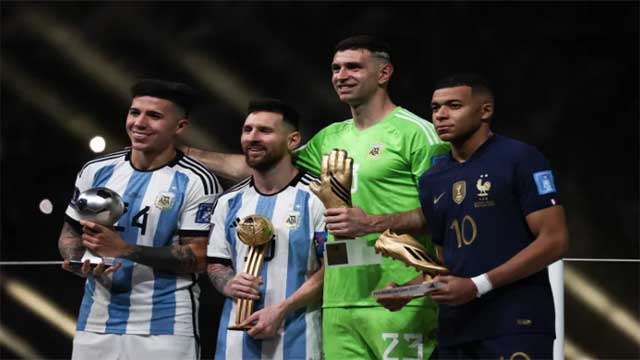 Messi wins Golden Ball for best player at World Cup