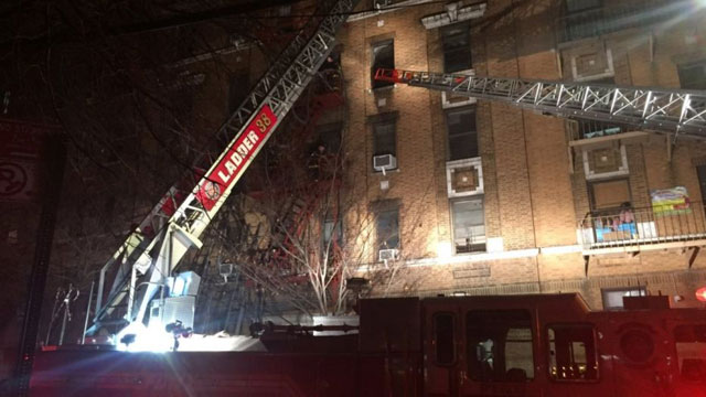 New York City apartment fire kills 12, injures several others