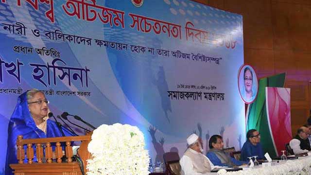 Don’t neglect people with autism: Hasina