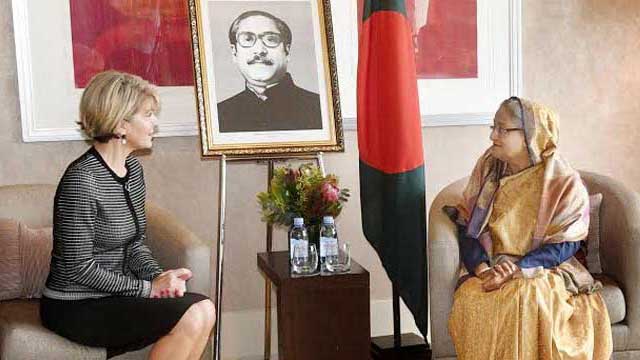 Keep up pressure on Myanmar from different levels: Hasina