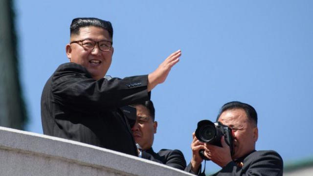 North Korea holds parade without ballistic missiles