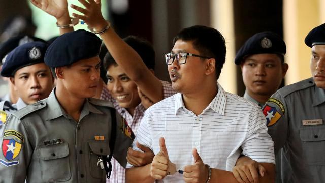 US senators urge Pompeo to press for Reuters journos release in Myanmar