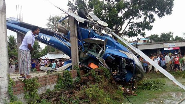 Faridur Reza, 5 others unhurt in Rajshahi chopper crash
