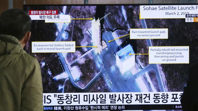 Trump disappointed if N Korea rebuilding Sohae launch site