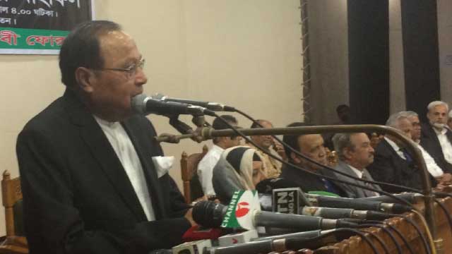 Khaleda Zia’s release on bail is a must, says Moudud