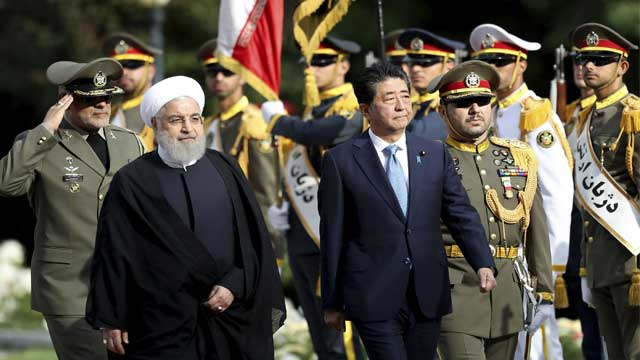 Japanese leader seeks to cool US-Iran tensions
