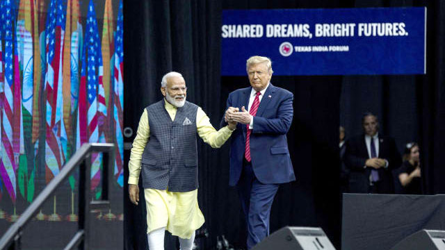 Thousands, plus Trump, rally in Texas for India’s leader   