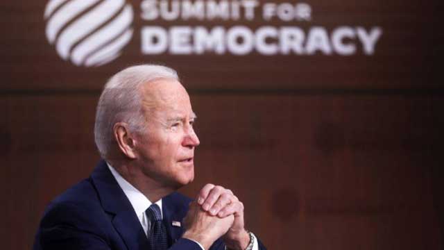 Biden rings the alarm on state of democracy worldwide