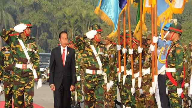 Bangladesh rolls out red carpet for Indonesian president