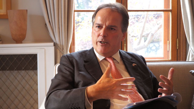 British Minister of State Mark Field in city