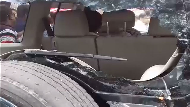 Oli Ahmed’s vehicle vandalised in Cumilla