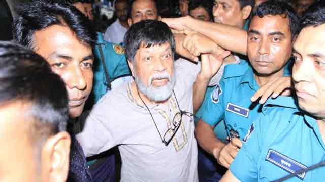 Shahidul Alam taken to BSMMU