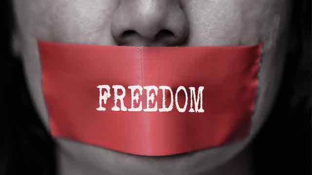 Danger to freedom of expression