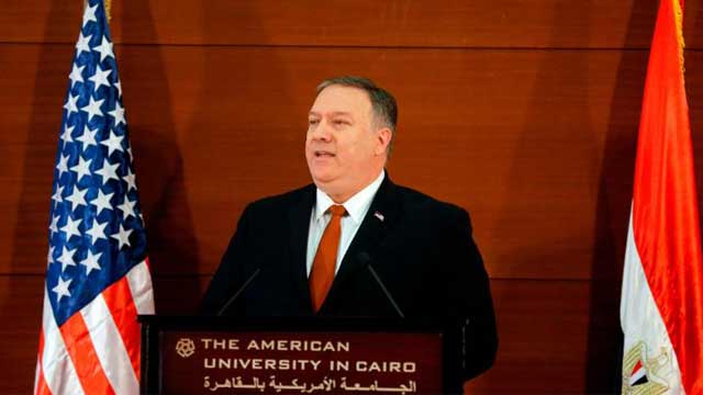 Secretary Pompeo’s remarks at American University in Cairo