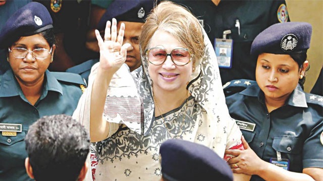 Boil develops on Khaleda Zia’s leg; she skips hearing