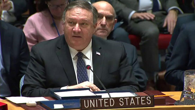 Pompeo remarks at UNSC meeting on Venezuela