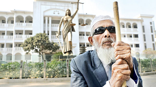 70-year-old visually-challenged Karamat in HC in ‘gayebi mamla’